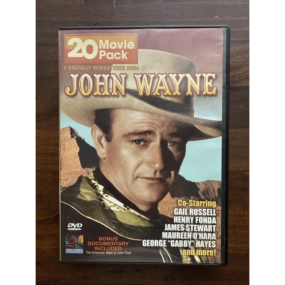 John Wayne 20 Movie Pack (4 Disc Pack) (DVD, 2005, 4-Disc Set)